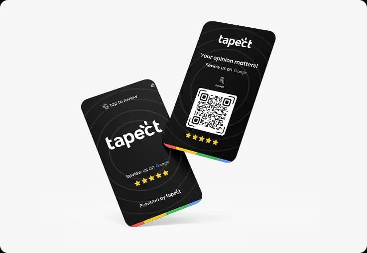 Tapect Review Card - Black