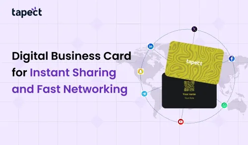 Digital Business Card for Instant Sharing and Fast Networking