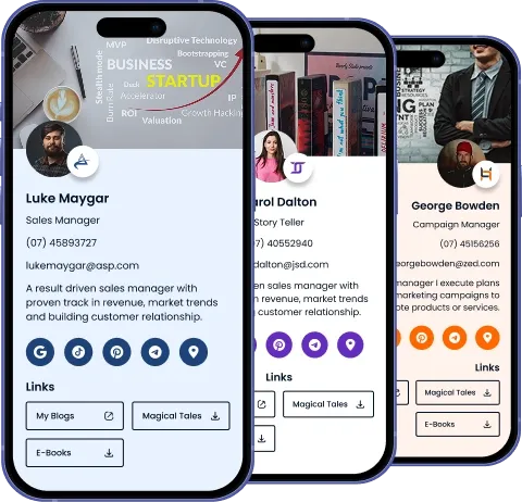 Digital Business Cards Crafted for Your Entire Team