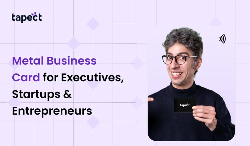Metal Business Card for Executives, Startups & Entrepreneurs