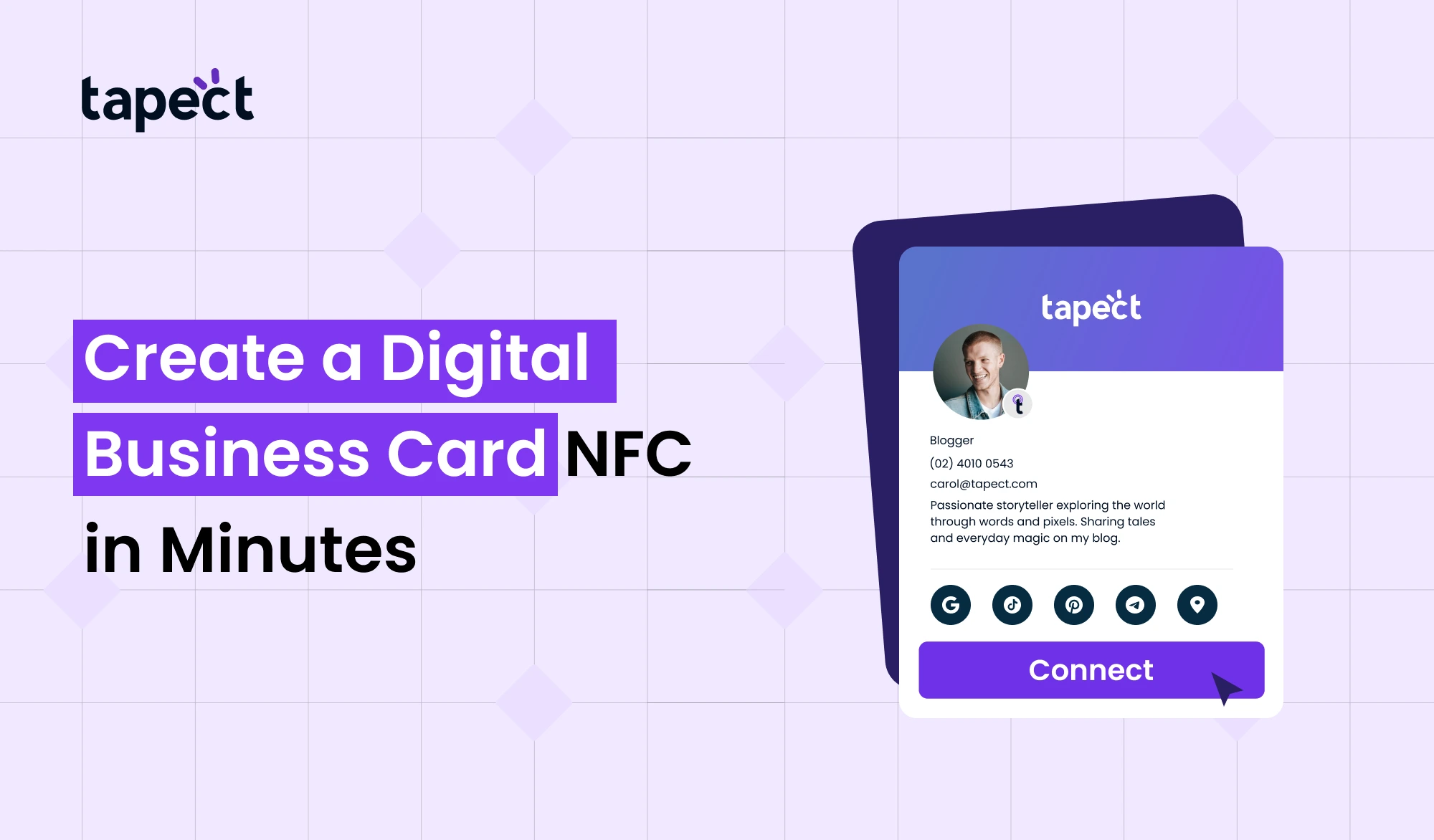 Create a Digital Business Card NFC in Minutes