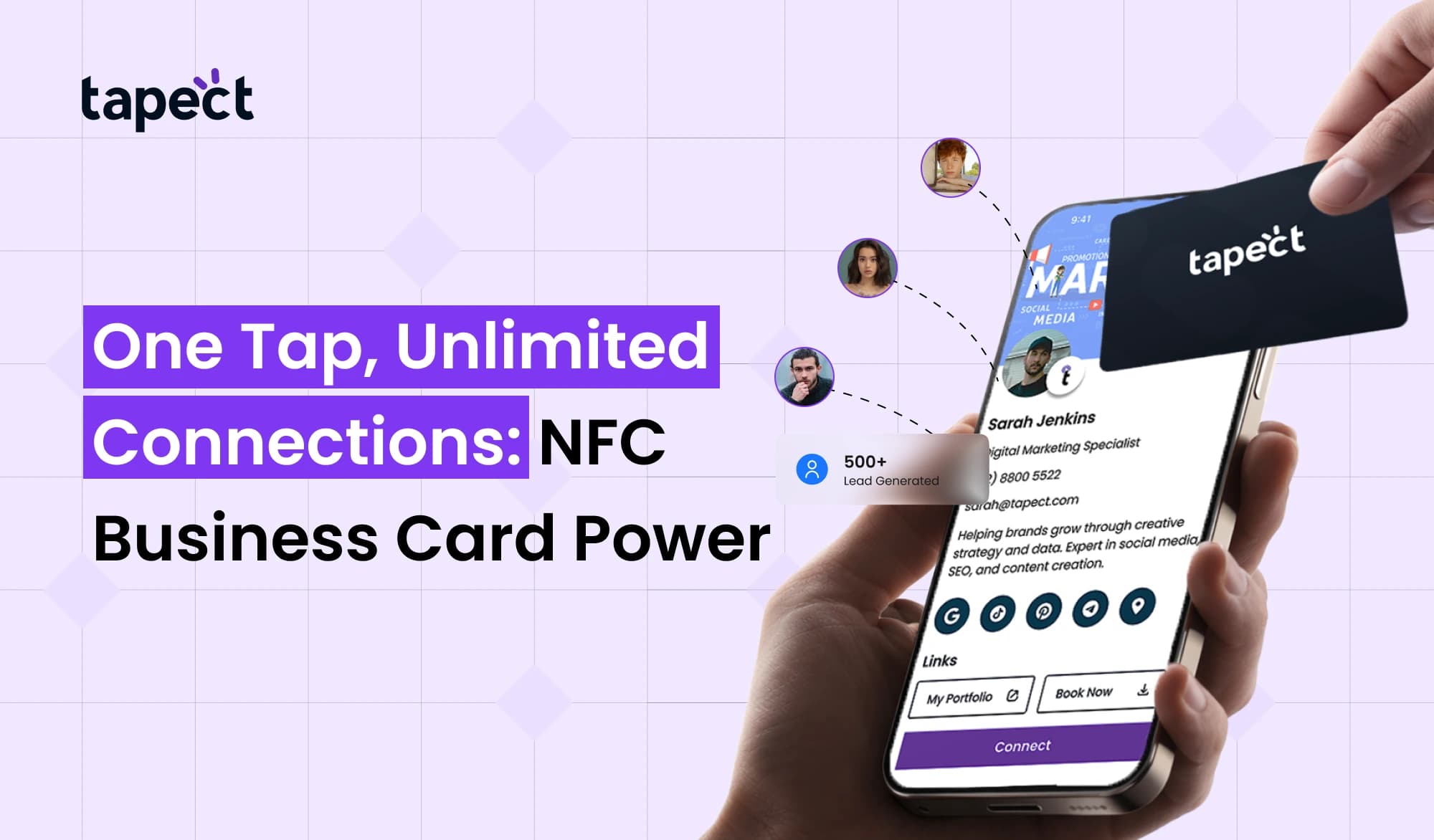 One Tap, Unlimited Connections: NFC Business Card Power