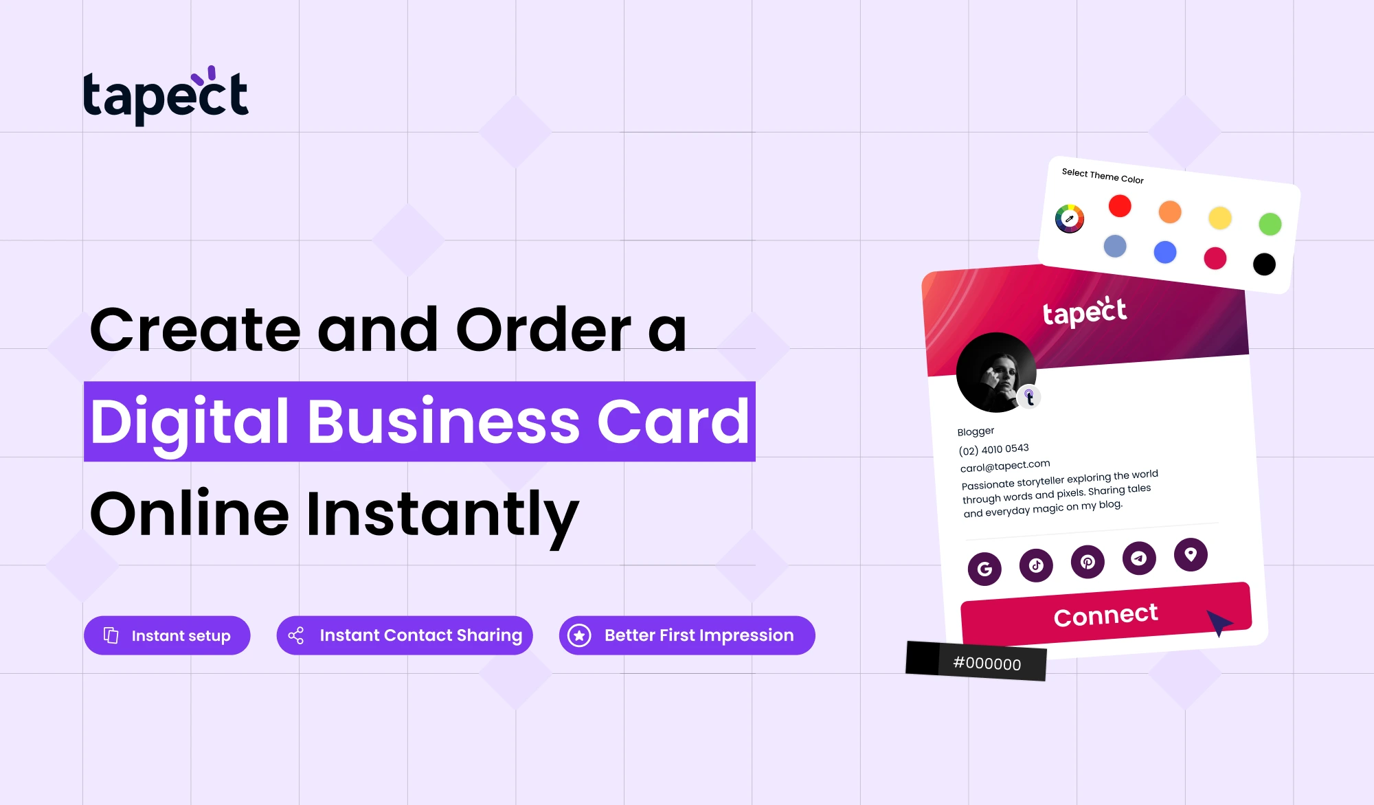Create and Order a Digital Business Card Online Instantly