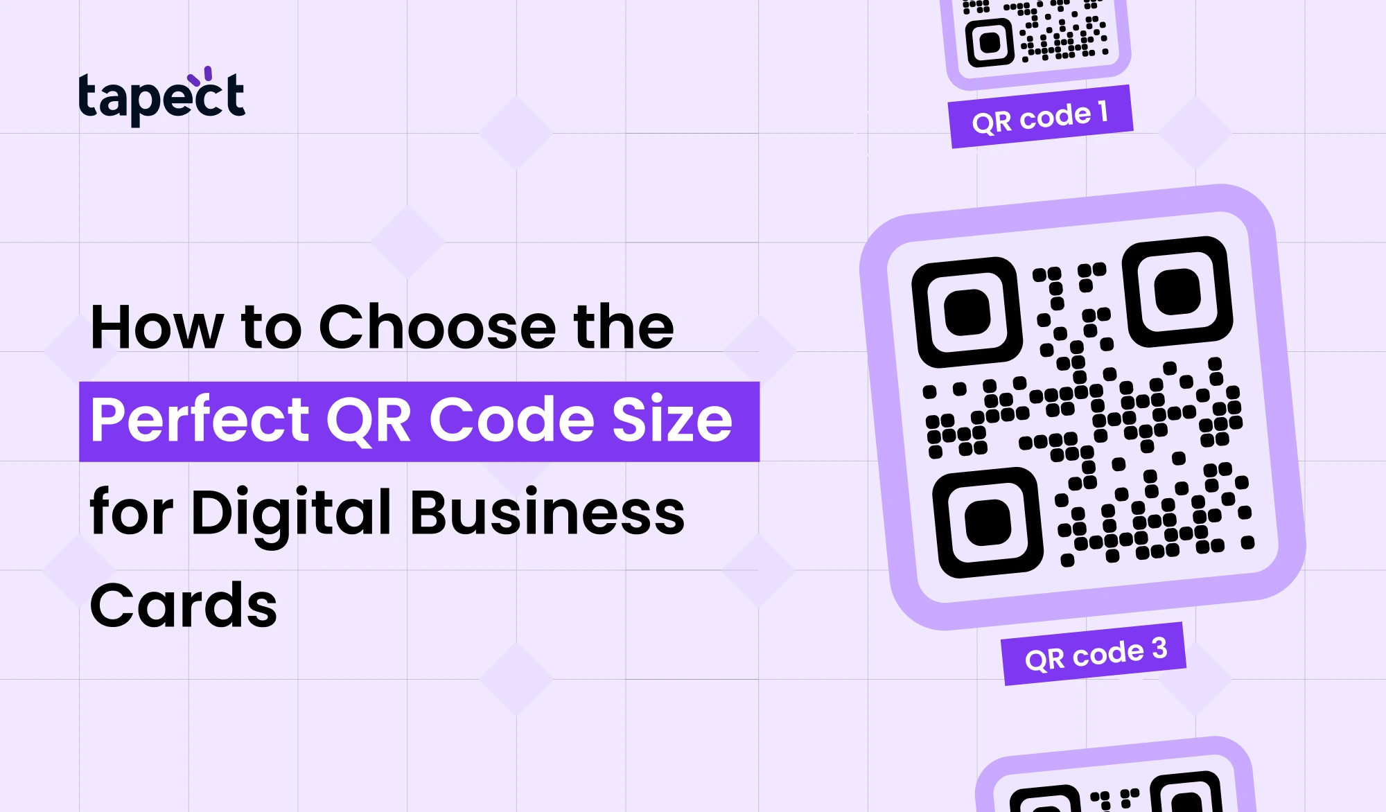 How to Choose the Perfect QR Code Size for Digital Business Cards