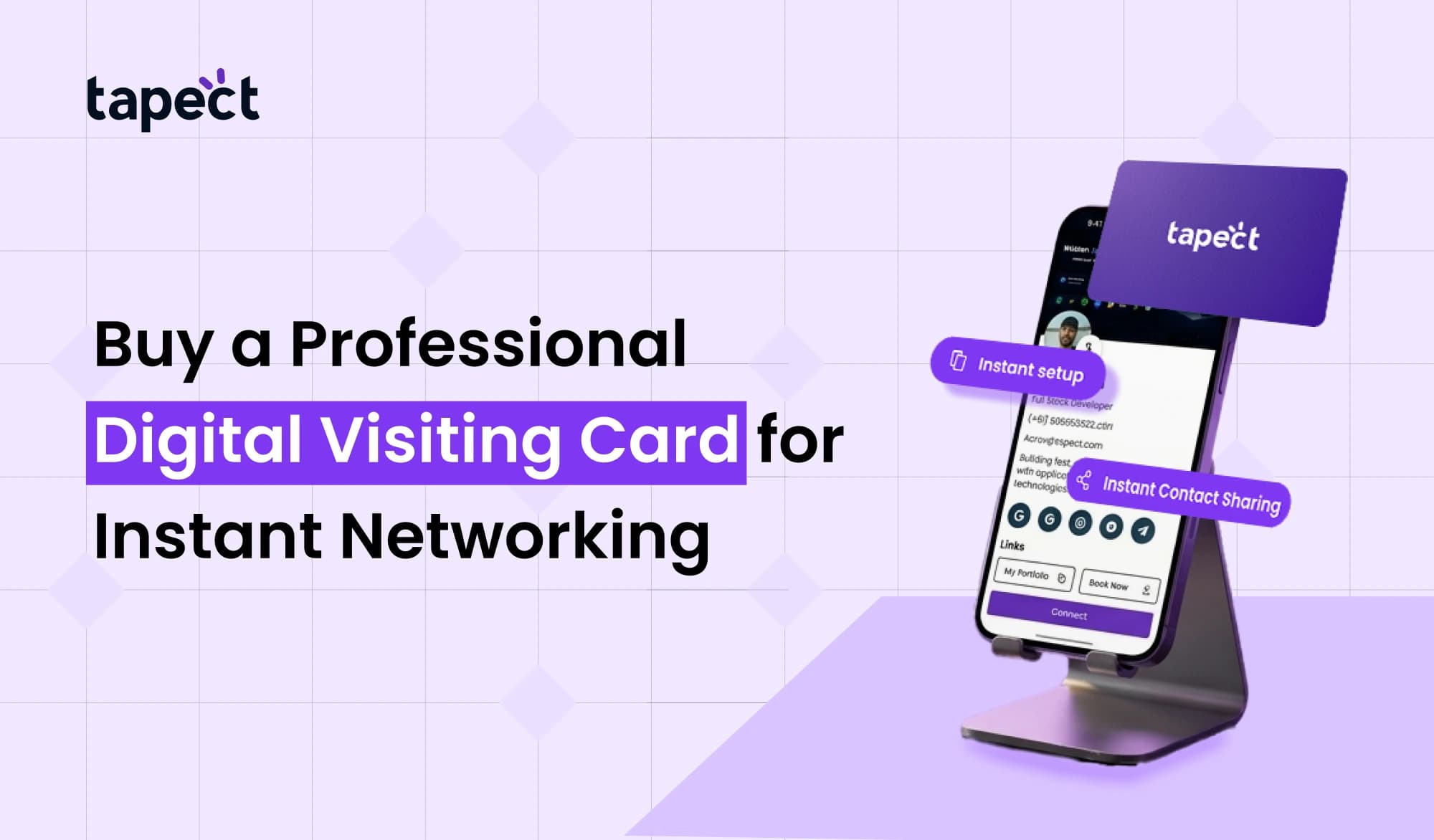 Buy a Professional Digital Visiting Card for Instant Networking