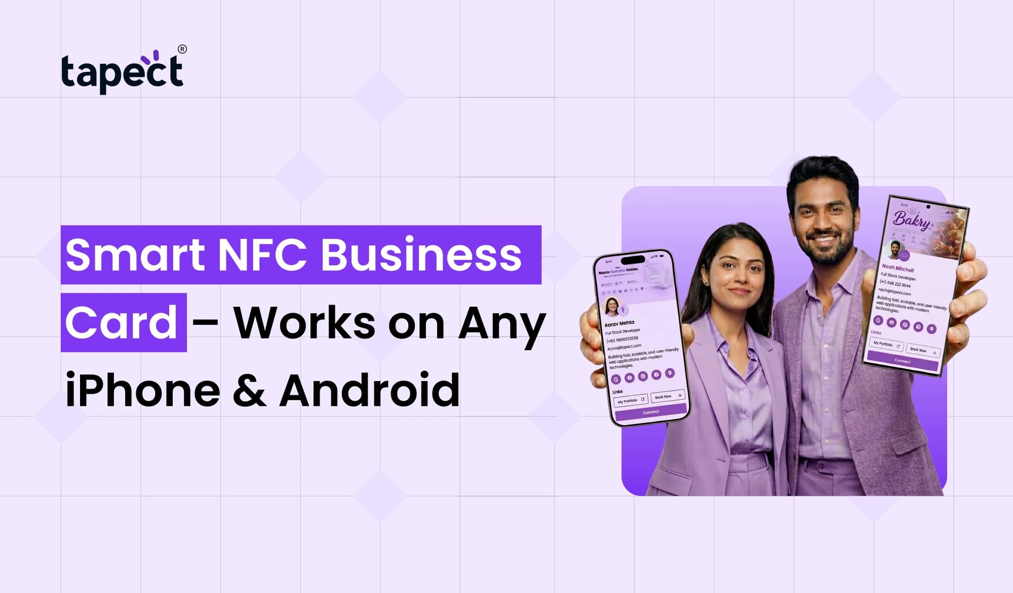 Smart NFC Business Card – Works on Any iPhone & Android