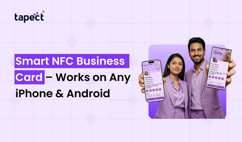 Smart NFC Business Card – Works on Any iPhone & Android