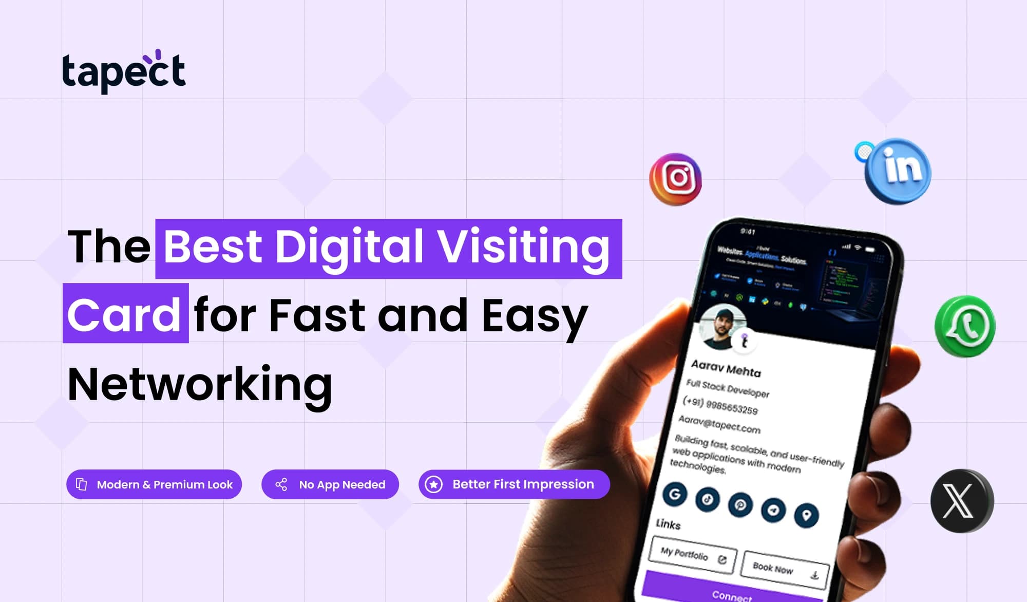 The Best Digital Visiting Card for Fast and Easy Networking