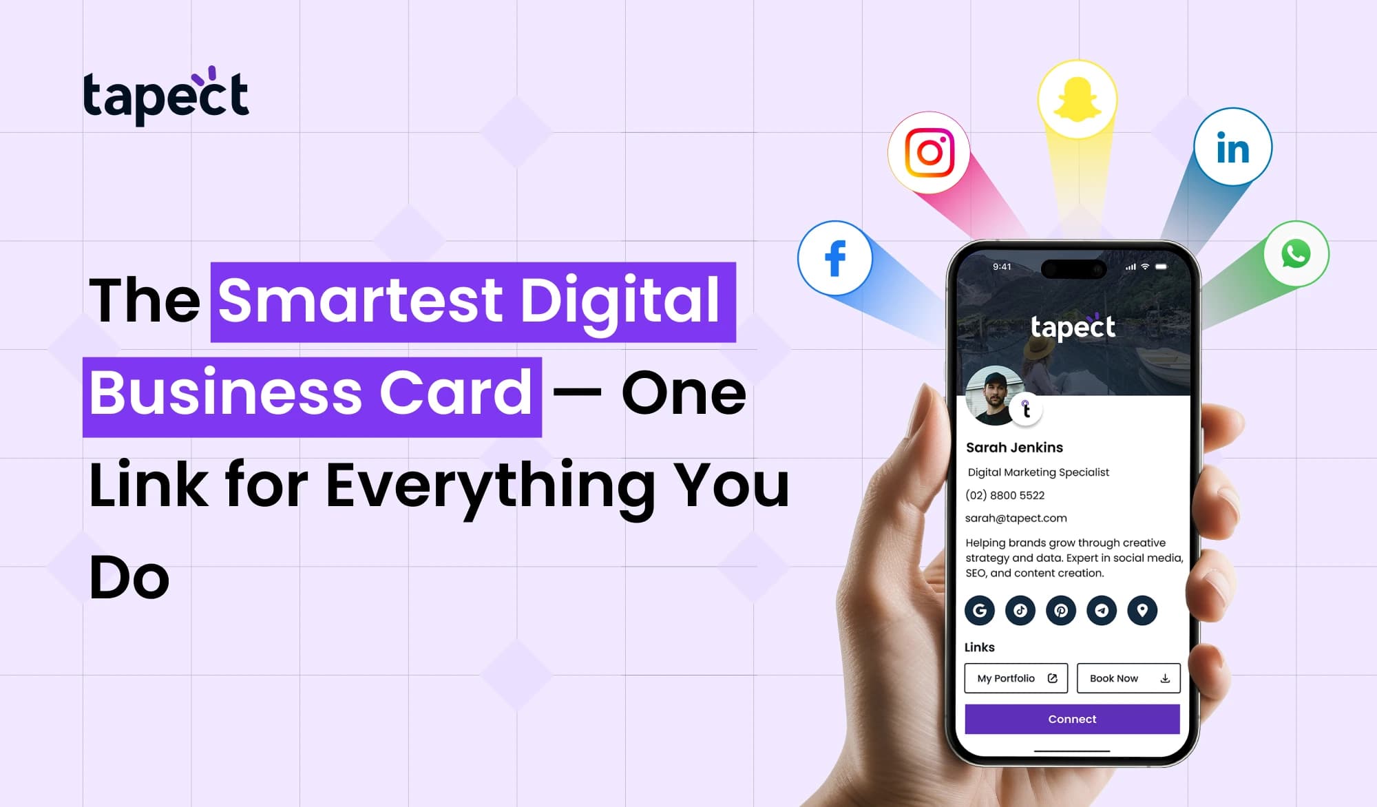 The Smartest Digital Business Card — One Link for Everything You Do