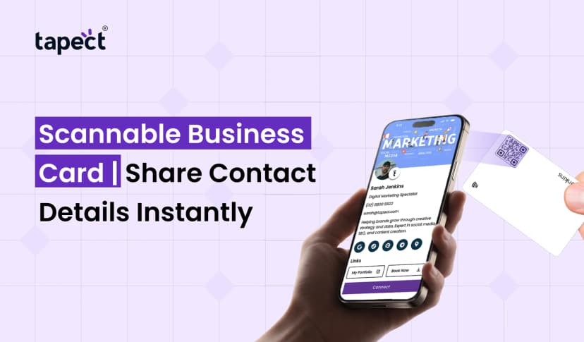 Scannable Business Card | Share Contact Details Instantly
