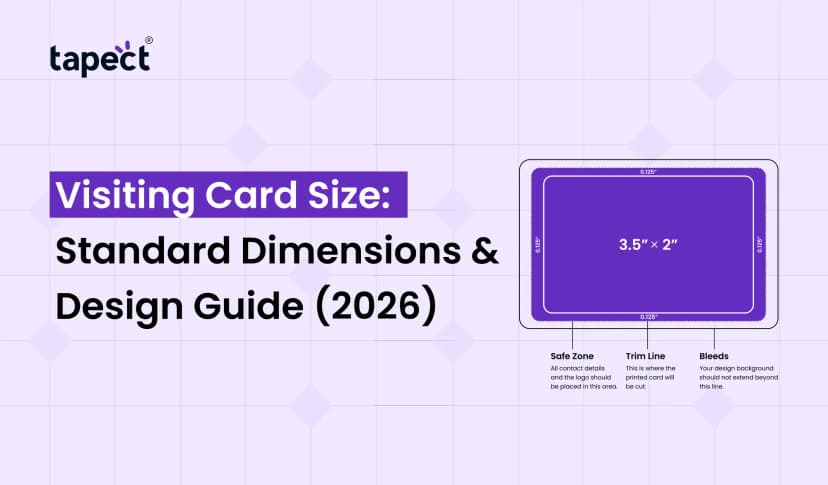Visiting Card Size: Standard Dimensions & Design Guide (2026)