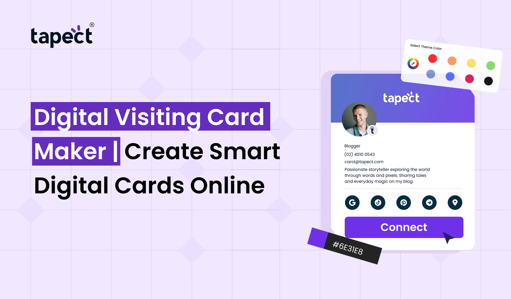 Digital Visiting Card Maker | Create Smart Digital Cards Online