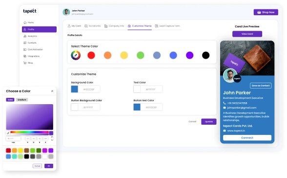 Create Your Digital Profile Card